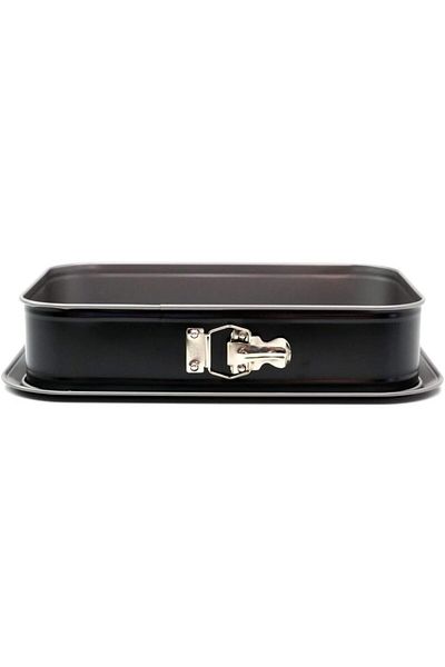Generic MN Springform Non-Stick Rectangular Baking Tray with Lock and Removable Bottom Made of High Quality