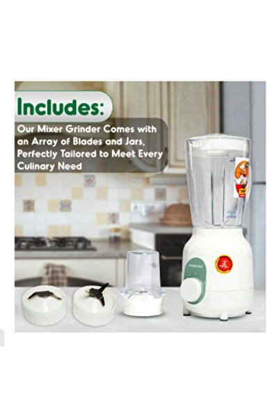 Nikai Blender with grinder bowl 1.5 L 350 W NB1700TX/NB1700T3 White