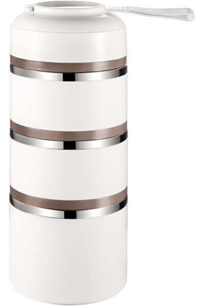 Arabest Insulated Lunch Box,Stainless Steel 3 Layer,Portable Insulated Lunch Box with Insulated Pouch