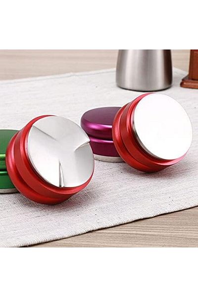 Generic kitchen - Coffee Tampers - 58 mm coffee dispenser/leveler and manual tamper, 3-angle tilt base Maca