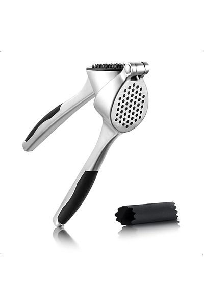 Generic X spring Garlic Press, Garlic Mincer with Ergonomic Grip Handle, Professional Garlic Presser Crushe