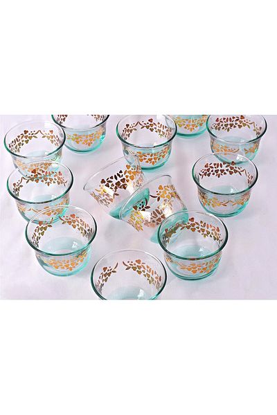 Generic I HOME Turkey Tea Glasses Cups Set of 12 for Party - (Arabic tea cups) 12PCS CAWA CUPS SET