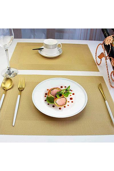 Generic KASTWAVE Placemats for Dining Table Mats Set of 4 Dining Table Place Mats Washable Placemats Non-sl