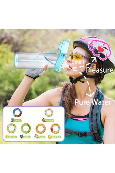 Generic Fruit Fragrance Pods for Water Bottle, Fruit Fragrance Rings Scent Pods, Portable 0 Sugar Water Cup