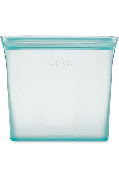 Generic Zip Top Microwave and Dishwasher Safe BPA-Free Airtight Reusable Silicone Snack Container Green 709