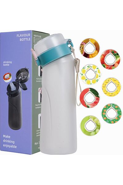Generic NALACAL Upgrade Sports Air Water Bottle BPA Free Starter Up Set Drinking Bottles, 750 ml Fruit Frag