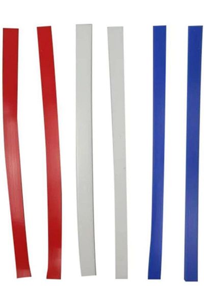 Generic Jzhen 6 Pcs Silicone Roller Rail, Silicone Measuring Strips, Kneading Roller Guide Set, Roller Guid