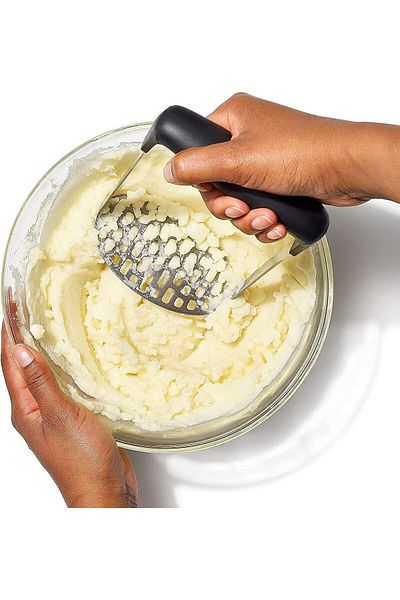 Generic Solaticdo Potato Masher, Heavy Duty Stainless Steel Avocado Masher Versatile Food Masher for Vegeta