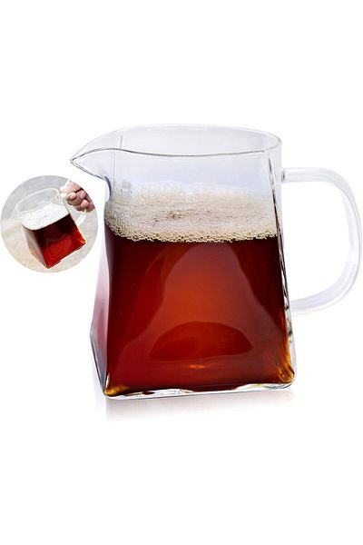 Generic MIBRU Heat-resisting High Borosilicate Glass Tea Pitcher Tea Set Accessory Clear Glass Fair Mug Tea
