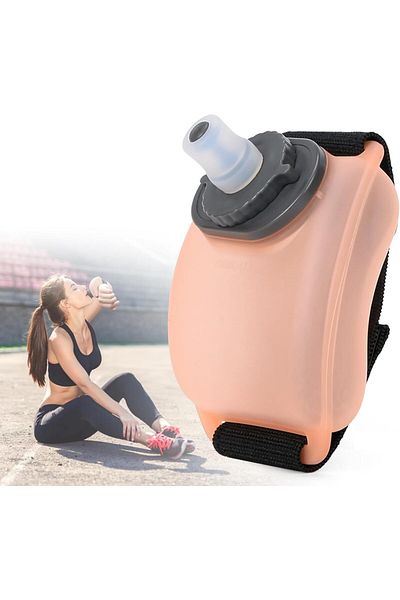 Generic Portable Running Water Bottle Handheld, Adjustable Wrist Sports Water Bottles, Reusable Leak Proof