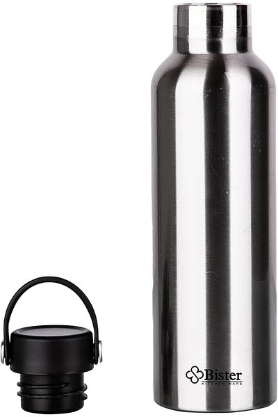Generic Bister Double Wall Vacuum Stainless Steel Leak Proof Sports Water Bottle (500-ML) | Wide Mouth & BP