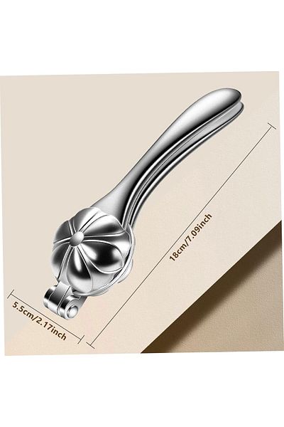 Generic Bukela Stainless Steel Nut Cracker and Chestnut Cutter, Kitchen Tool for Nuts & Dried Fruits, Easy