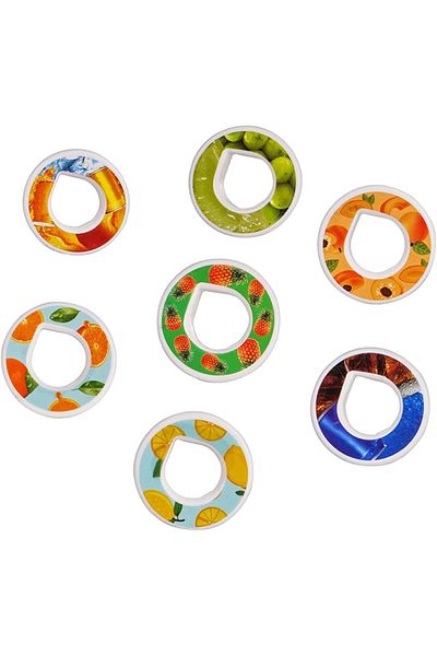 Generic ALMEKAQUZ 7PCS Air Up Water Bottle Flavor Pods, Flavor Pods For Air Water Bottle, No Sugar Fruit Fr