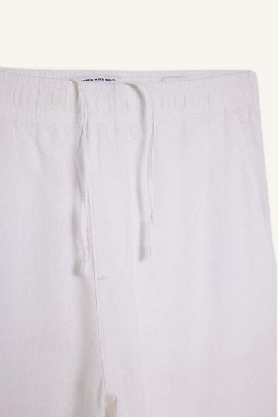 DeFacto Relax Fit Relaxed Cut Skinny Leg Λινάρι Μικτό Καλοκαιρινό Παντελόνι C1140AX25SM