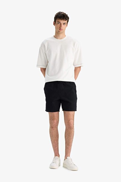 DeFacto Relax Fit Sommer Bequeme Jean Bermuda Shorts D4390ax25sm