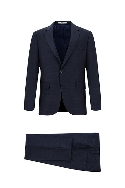 Kiğılı Slim Fit Slim Fit Classic Plaid Suit