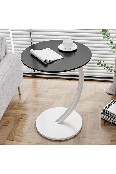 Generic C Shaped End Table, Coffee Table, Round Side Table, Couch Table, Snack Side Table, for Small S