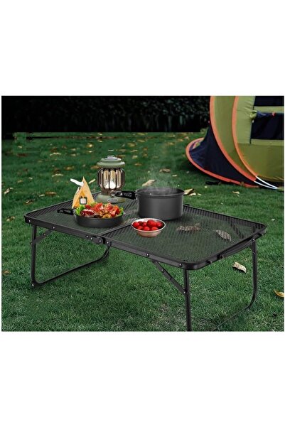 Generic ALSafi-EST Foldable Portable Camping Metal Mesh Table, For indoor & o...