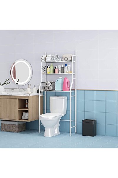 Generic COOLBABY 3 Shelf Bathroom Space Saver,Over The Toilet Rack,Bathroom Corner Stand Storage Organizer