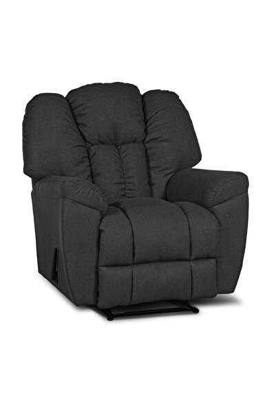 BACK COMFORT Royal Seat Swivel & Rocking Recliner – Linen Fabric – Swedish Wood & Steel – 10Y Warranty