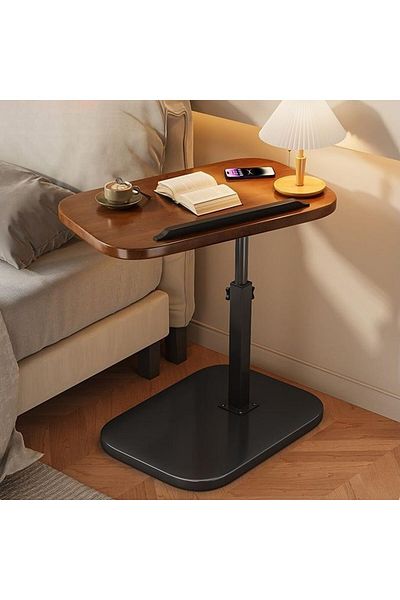 Generic Zertylre Adjustable Side Table,C Shaped Small End Table for Couch,360°Swivel Tray Tables,Top Tiltin