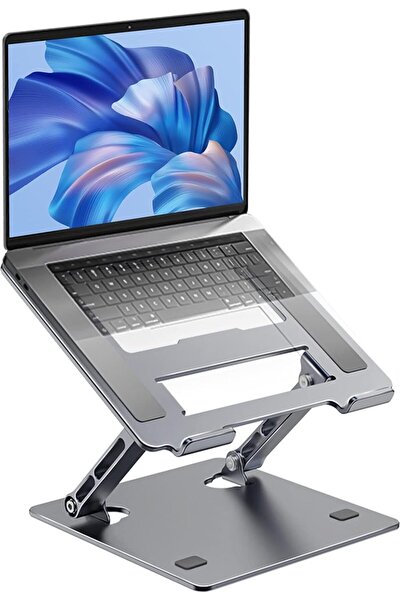 INFOSUN Laptop Stand, Adjustable Height Notebook Stand, Ventilated Aluminum L...