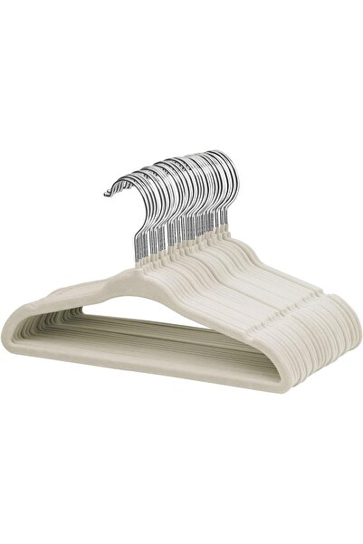 Generic ManGotree 30-Pack 11in Velvet Baby Clothes Hangers, Ultra Thin Non-Slip (White)