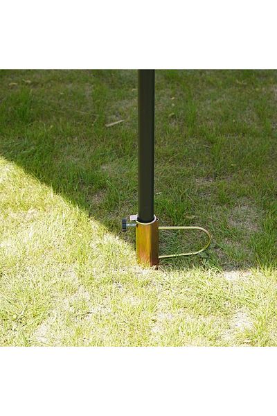 Generic KASTWAVE Portable Beach Umbrella Sand Anchor, Heavy Duty Metal Beach Umbrellas Holder Stands Grass