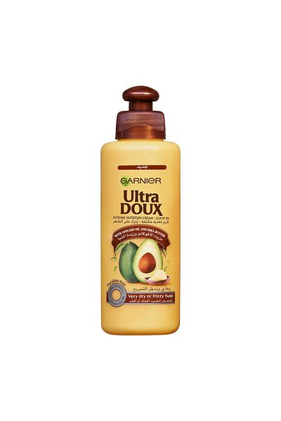 Garnier Ultra Doux Avocado Oil & Shea Butter Leave In Cream 200 ml