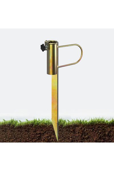 Generic KASTWAVE Portable Beach Umbrella Sand Anchor, Heavy Duty Metal Beach Umbrellas Holder Stands Grass