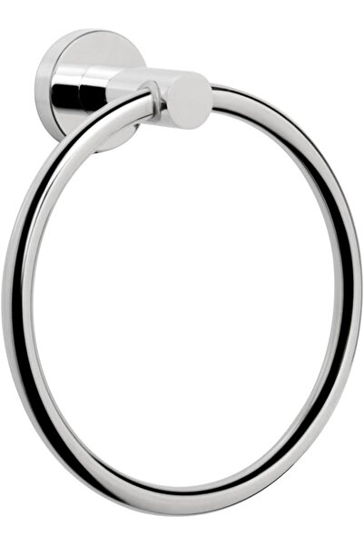 NearMoon Chrome Finish Bathroom Towel Ring – Thick Stainless Steel Wall-Mounted Round Towel Holder