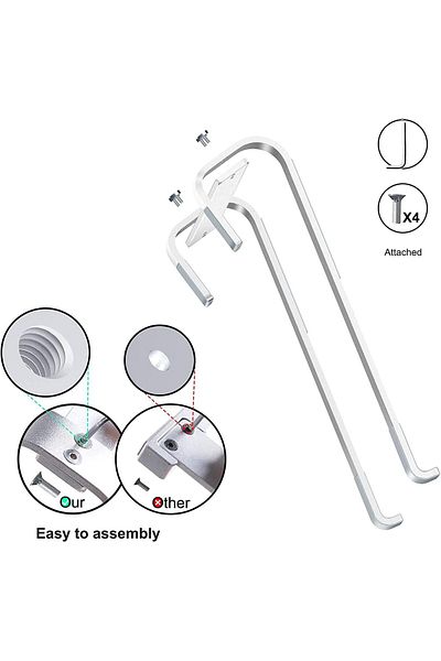 Generic SYOSI Computer Stand, Laptop Stand for Desk, Computer Stand for Desk, Ventilated Ergonomic Aluminum