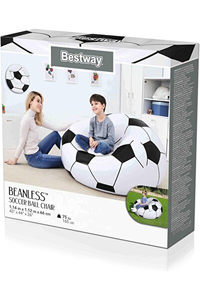 BESTWAY Inflatable Kids Ball-Shaped Chair, Multicolor, Model 75010