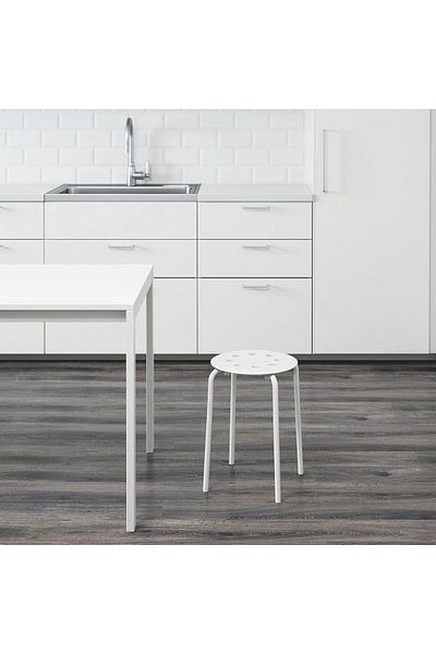Generic Ikea Marius Stool, White45 cm (17 3/4 ")