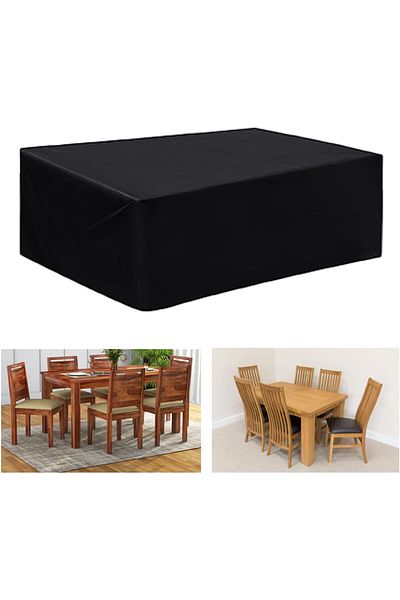 Generic TOPIFY Waterproof Garden Patio Furniture Cover Set, (200 x 160 x 70) Upgraded 210D Heavy Duty Oxfor