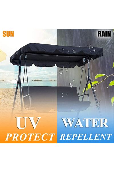Generic YFFS Replacement Canopy Swing Cover Patio Hammock Top Cover, Replacement Canopy for Swing Seat Chai