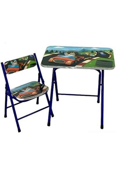 Generic SMART HOME Educational Study Table Chair with Clock, Kids Study Desk,...