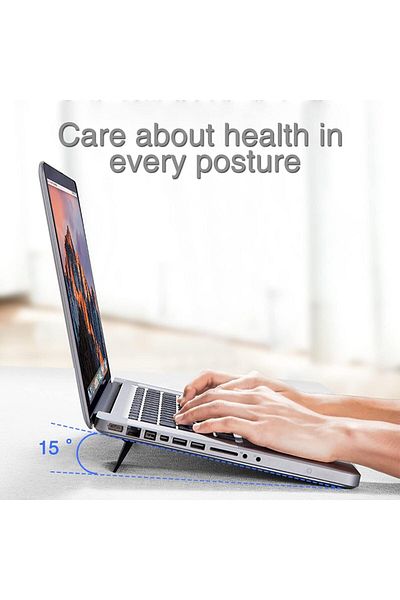 Generic NALACAL Mini Foldable Computer Keyboard Stand Riser, Self-Adhesive Portable Invisible Keyboard Rise