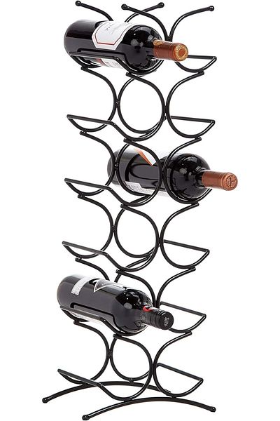 Generic Amazon Basics Wine Rack for 12 Bottles, Black
