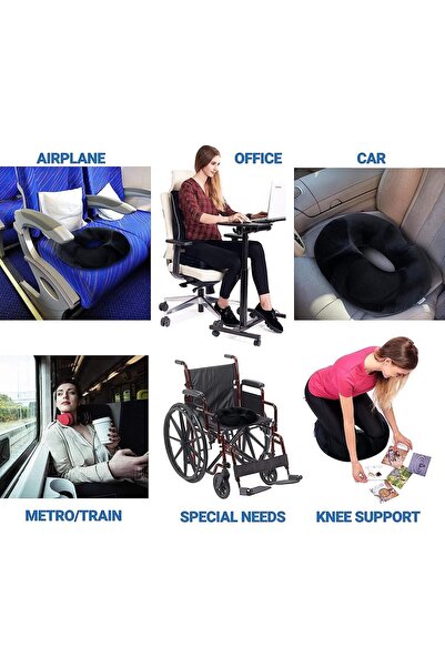 Generic SKY-TOUCH Donut Pillow Memory Foam Seat Cushion