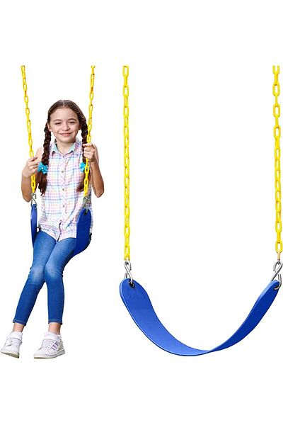 Generic Outdoor Swing Seat Replacement - Pack of 1 Replacement Swings for Swingsets for Outside with Plasti