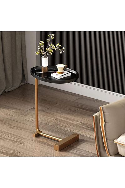Generic Taimi C- Shaped Side Table,Coffee Table and Versatile End Table Ideal for Placing Electronic Device