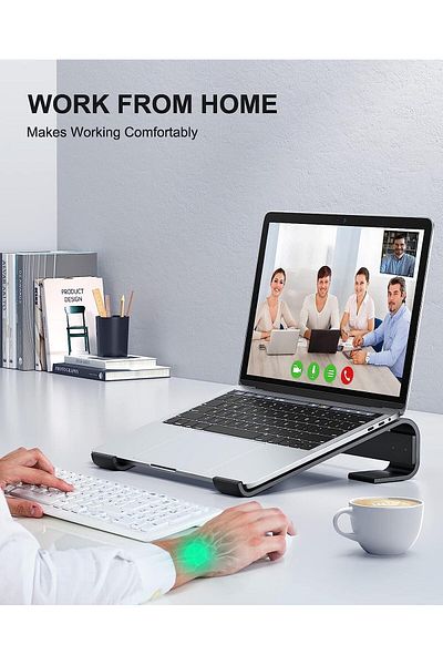 Generic XICEN Laptop Stand for Desk, MacBook Stand Sturdy Laptop Riser, Ventilated Ergonomic Aluminum Lapto