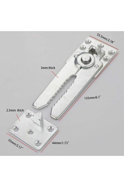 Generic XICEN 4 Pack Sofa Snap Sectional Couch Connector with Screws, Sofa Connector Bracket with Hardware