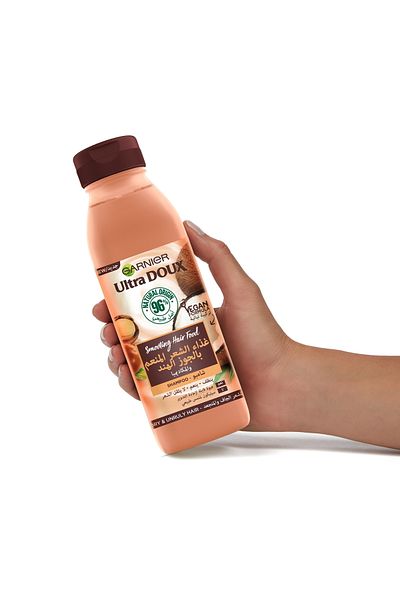 Garnier Ultra Doux Smoothing Hair Food Shampoo Macadamia & Coconut 350 ml