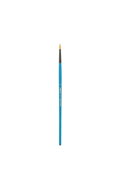 Bigpoint 111 Series - Golden Synthetic Bristle Round Brush No: 3/0 (1 Piece)