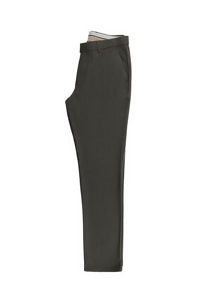 Abdullah Kiğılı Slim Fit Slim Fit Patterned Lycra Classic Fabric Trousers