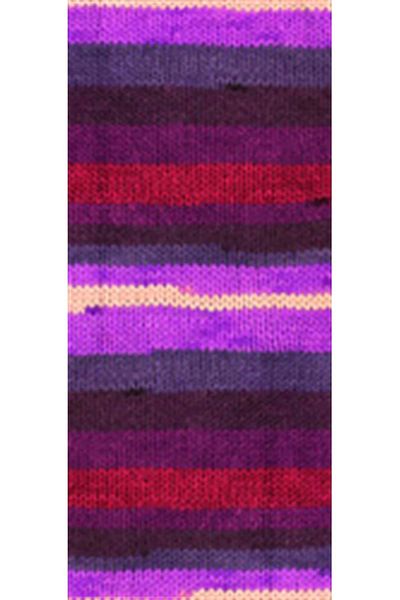 Toptan Bulurum 5 Pieces Vega Stripe Premium Acrylic Hand Knitting Yarn Wool No: 82412