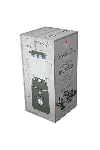 Berlinger Haus Blender cu bol din sticlă mată verde BH 9707