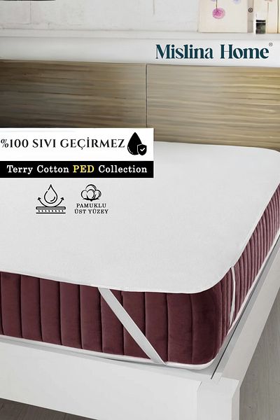 Mislina Home Terry Cotton Liquid Waterproof Corner Elastic Pad Single Double Children's Mattress Protector Silent Mattresses